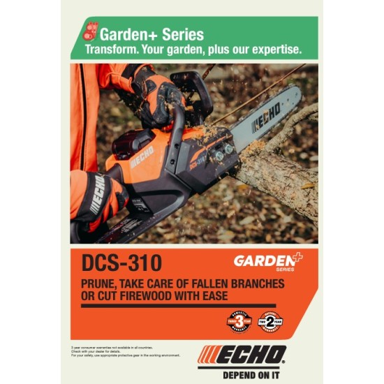 Echo DCS-310 Cordless Chainsaw with Battery and Charger £329